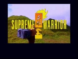 Supreme Warrior Title Screen